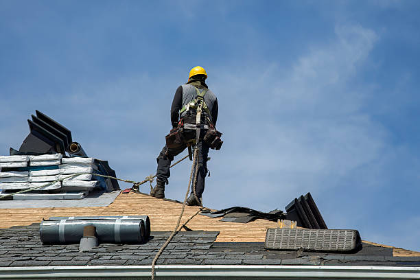 Professional Roofing technician working in Naperville, IL